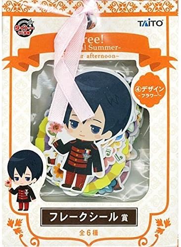 Taito Kuji Free! Swim Club Eternal Summer Flower afternoon flake Sticker seal