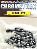 BrickArms Exclusive 2 to 4 Inch Scale Figure Style Limited Edition Chrome Pack Sci-Fi