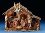 Fontanini by Roman Figure Centennial Nativity Set with Lighted set 6-Piece 5-Inch
