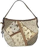 Fossil Handbag - Harlow Patchwork Bucket (Color: Multi Brown)