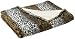 Palladium 50-by-70-Inch Animal Throw, Lynx