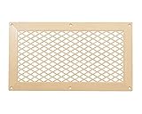新協和 軒天換気グリル 網付 SK-NP-150×300 ホワイトクリーム