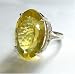 Vibrant Oval Citrine Cocktail Ring 18.30 Carats