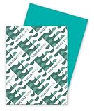 Wausau Paper 22109 Astrobrights Colored Card Stock, 8-1/2x11, 65-lb, Terrestrial Tealt, 250/pk