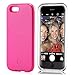 Elftear LED Light Up Luminous Selfie Back Cover for iPhone 6 / iPhone 6S - Rose