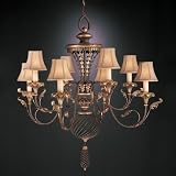 Fine Art Lamps 156140 Large 8LT Chandelier - Villa 1919 Traditional Indoor Lighting