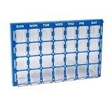 Ezy Dose Four-a-day Weekly Maxi-pharmadose Medication Organizer