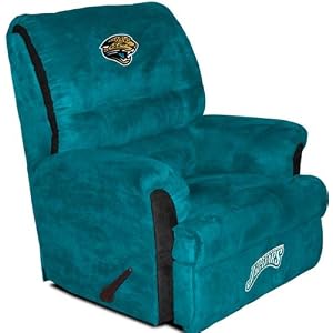 Buy Jacksonville Jaguars NFL Team Logo Furniture - Big Daddy Recliner By Baseline