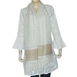 Indian Silk Scarves in Chiffon Fabric 22 x 72 inches (srfch020)