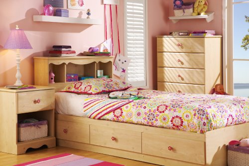 South Shore Furniture, Lily Rose Collection, Twin Mates Bed 39