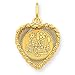 14k #1 Granddaughter Disc Charm