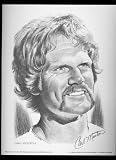 1974 Carl Morton Atlanta Braves Lithograph