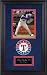 Milton Bradley Texas Rangers Deluxe Framed Unsigned 8x10 Photograph with Plate