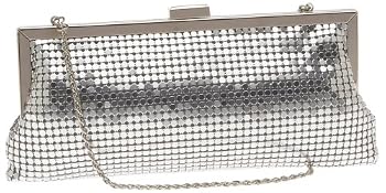 La Regale Mesh Slim Frame Clutch