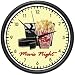 MOVIE NIGHT ~Wall Clock~ home theater theatre decor art