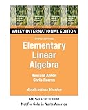 Elementary linear algebra : applications version