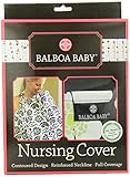 バルボアベビー【Balboa Baby】 ナーシングカバー Nursing Cover ブラック/ライム ポピー 授乳ケープ