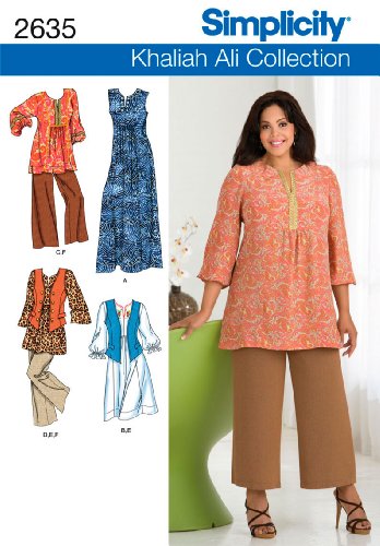 Simplicity Sewing Pattern 2635 Plus Size Sportswear, GG (26W-28W-30W-32W)