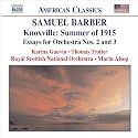 Barber - Knoxville: Summer of 1915, Op 24; Toccata Festiva, Op 24