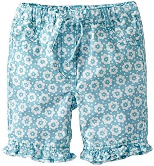 Mini Boden Baby Girl's Heart Pocket Pedal Pusher Shorts 6-12 months Blue