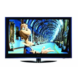 LG 50PS6000 50-inch Widescreen Full HD 1080p Plasma TV with Freeview - Black / Indigo Blue Trim
