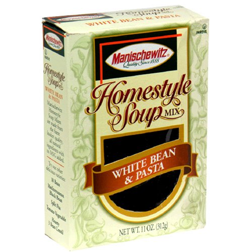 Manischewitz White Bean & Pasta Homestyle Soup Mix, 11-Ounce Box (Pack of 12) by Manischewitz
