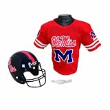 Franklin Sports NCAA Mississippi Rebels Helmet and Jersey Set