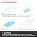iPhone 5S Screen Protector, COCOCAT [Tempered Glass][with Easy Installation Tool] 0.15mm Ballistic Glass iPhone5S/5/5C/SE Glass Screen Protector Work with iPhone 5S/5/5C/SE andProtective Case
