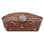American West Lady Lace Accessory Case-Brown