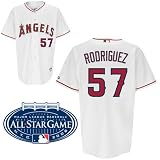 Los Angeles Angels of Anaheim Authentic Francisco Rodriguez Home Jersey w/2008 All-Star Patch