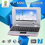 Goldengulf 7" Inch Latest Pink 4.1 JellyBean Mini Android Laptop NoteBook PC NetBook Wifi