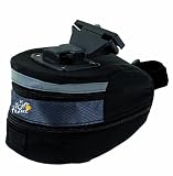 Tour De France Clip-On Saddle Bag (Black, 180 x 110 mm)