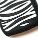 RIM BlackBerry Curve 8900 T-Mobile Laser Skin Case Rubber Silicone Protector Image Cover "Zebra Pattern" Design