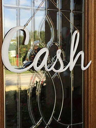 Custom Script Wood Cutout Door or Wall Decor