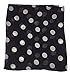 Hip Hop 50s Shop Toddler/Child Sheer Chiffon Square Scarf (Black Polka Dot)