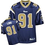 Reebok St. Louis Rams Chris Long Replica Jersey Medium