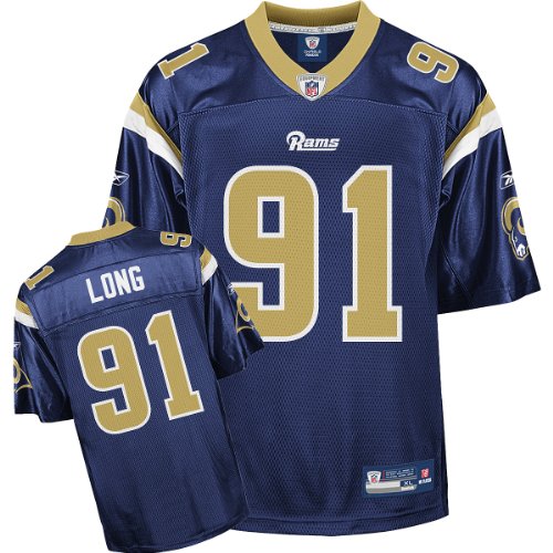 Reebok St. Louis Rams Chris Long Replica Jersey Large