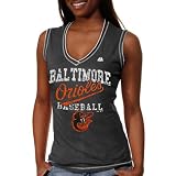 Majestic Baltimore Orioles Ladies My Crush Tank Top - Black (Medium)