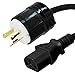 NEMA L6-15P to C13 Power Cord - 10 Foot, 15A/250V 14 AWG - Iron Box # IBX-3667-10