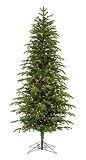 Barcana 8-Foot Star Fir Slim Christmas Tree with 700 Clear Mini