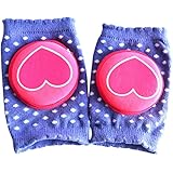 MerryShop Baby Crawling Knee Pad Toddler Elbow Protective Pads Crawling Safety Protector- Indoor / Outdoor Use (Purple)