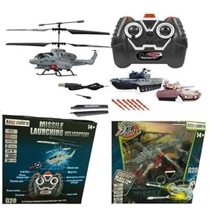 King Cobra Air Fighter Missile Shooting 3.5 Channel RC Helicopter