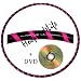 Hooping4Life Schwarz u. Rosa Fluoreszierender Hula Hoop Reifen f�r Training u. Tanz; Gr��e ca. 101 cm, Gewicht ca. 650 g