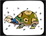 Decorated Mouse Pad with man, shell, green, human, body, individuals, individual, persons, humans, people, turtle, crawling, person