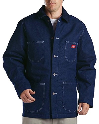 Dickies Men's Big Denim Blanket Lined Chore Coat