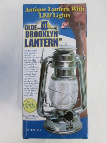 Olde Brooklyn Lantern Antique Lantern with Led Lights As Seen on Tv