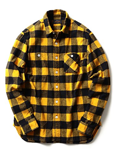 (ビームスプラス) BEAMS PLUS BEAMS PLUS / バッファローチェック ワークシャツ 11112493139  YELLOW M