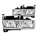 Anzo USA 111136 Clear Crystal Headlight