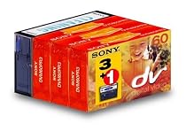 Sony 3 Pack 60 min DVM Premium with Free Head Cleaner