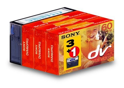 Childrens Toyshop  Electronics : Sony 3 Pack 60 min DVM Premium with Free Head Cleaner